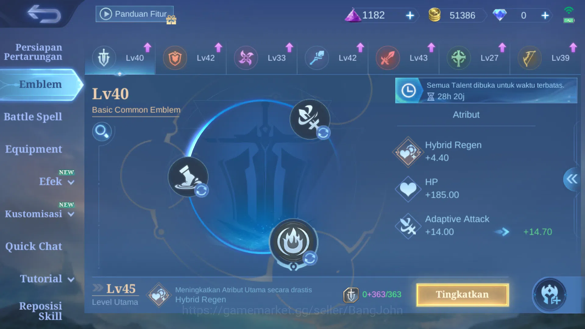 Mobile Legends: Bang Bang Accounts Others Hero 47 | Skin 68 | Transformers Roger | Luckybox kimmy, Akai | Saber Rafaela 11