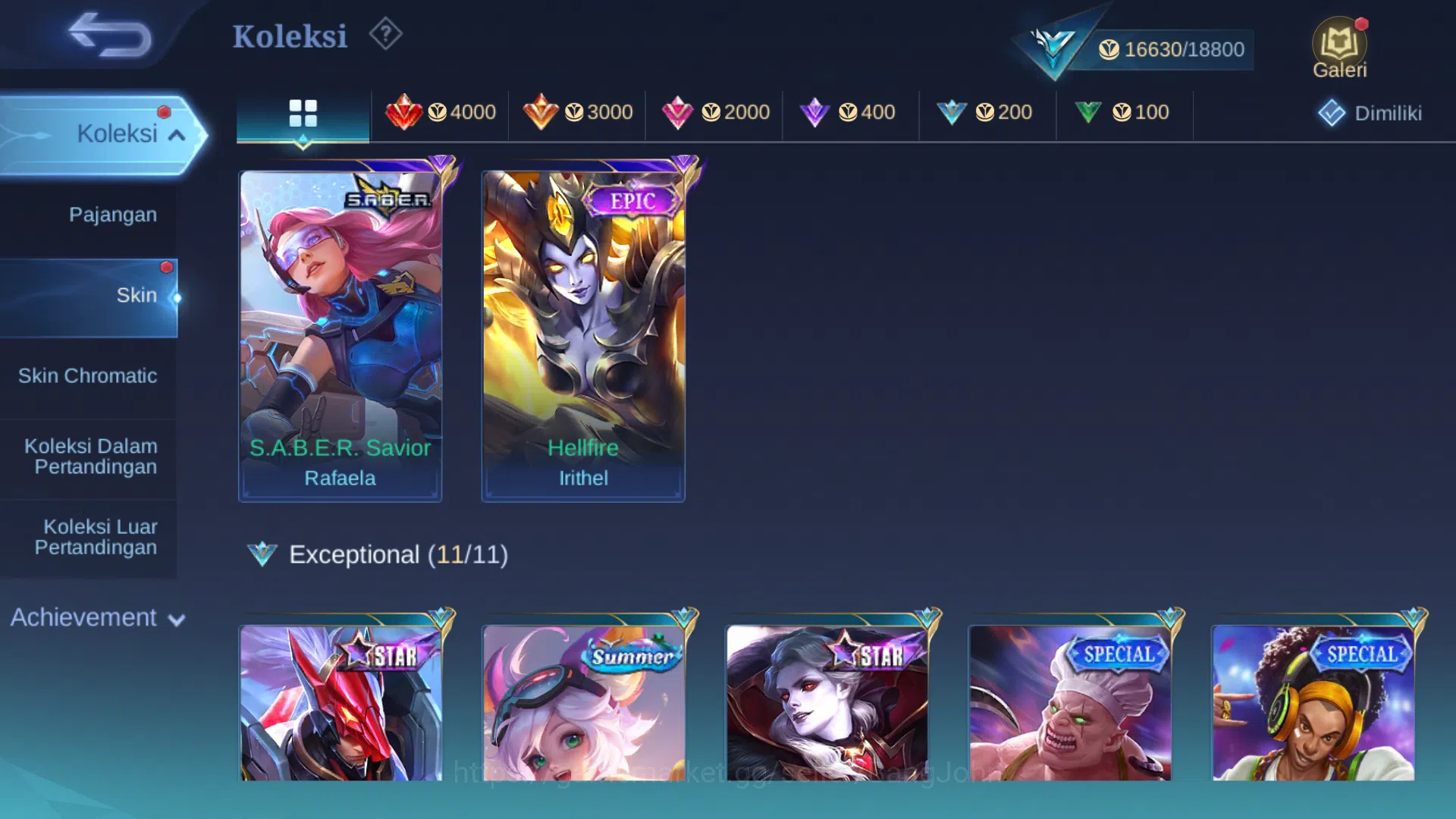 Mobile Legends: Bang Bang Accounts Others Hero 47 | Skin 68 | Transformers Roger | Luckybox kimmy, Akai | Saber Rafaela 4