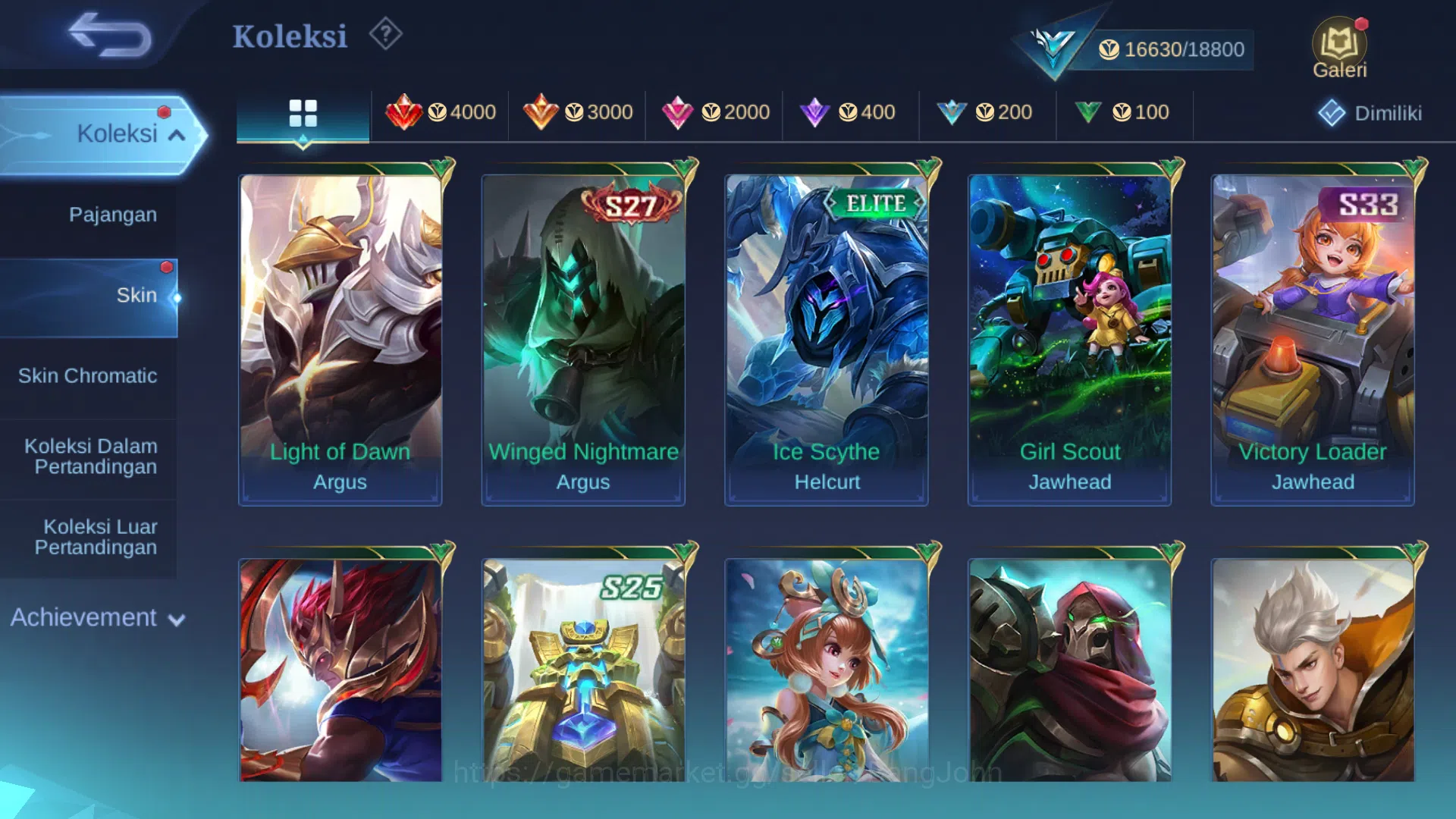 Mobile Legends: Bang Bang Accounts Others Hero 47 | Skin 68 | Transformers Roger | Luckybox kimmy, Akai | Saber Rafaela 8