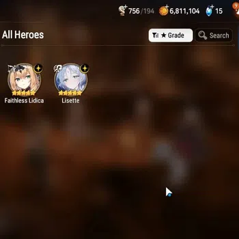 Epic Seven Accounts High-End GLOBAL UnVerif|New Era|2 ML(Lisette,Faithless Lidica)+Lidica,Ruiza,Kawerik,Etc|Poh ON|Abys F