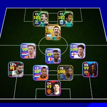 eFootball Accounts Legends & Iconic Players Android|PW 2983|New Lionel Messi Big T,Daniele Massaro Epic,Andrly Shevchenko