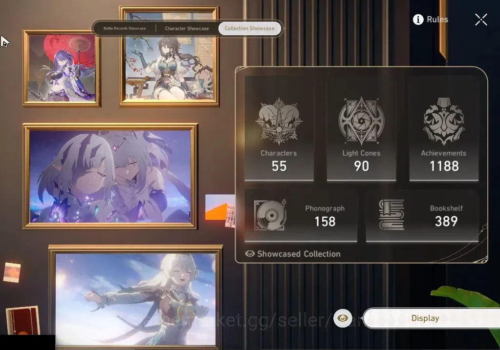 Honkai Star Rail Accounts Others Asia|TL 70|25 Limited|(Castorice,Firefly,Acheron,Yunli,Tribbie,Fugue)+Sign Ruan Mei E2,The 3