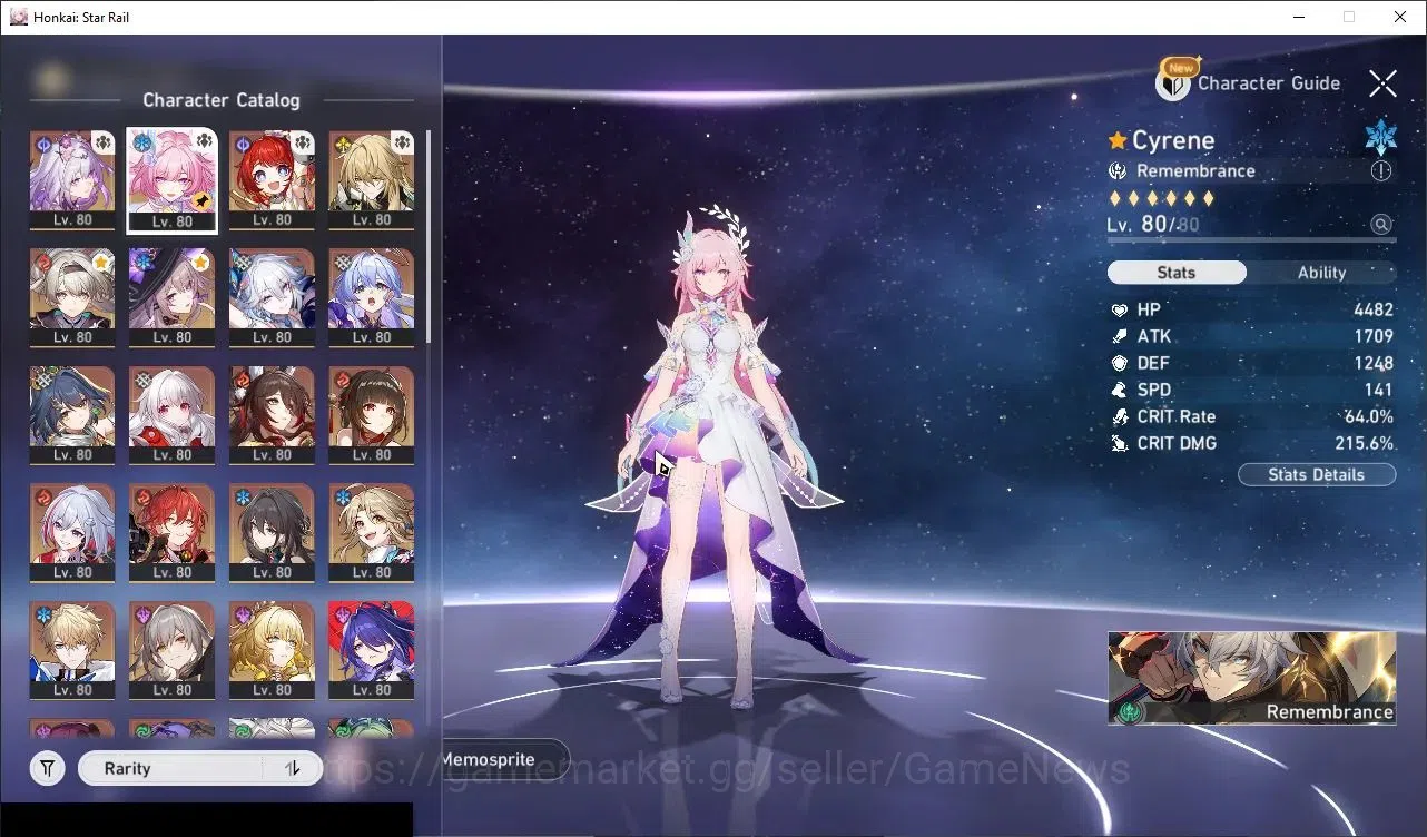 Honkai Star Rail Accounts Others Asia|TL 70|25 Limited|(Castorice,Firefly,Acheron,Yunli,Tribbie,Fugue)+Sign Ruan Mei E2,The 4