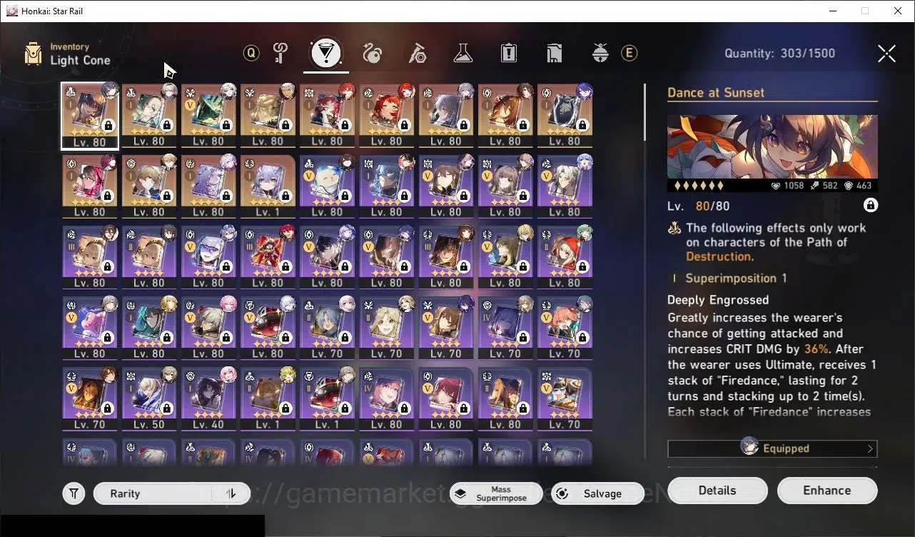 Honkai Star Rail Accounts Others Asia|TL 70|25 Limited|(Castorice,Firefly,Acheron,Yunli,Tribbie,Fugue)+Sign Ruan Mei E2,The 7