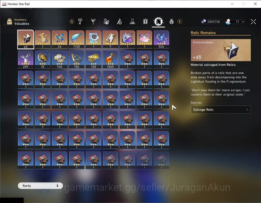 Honkai Star Rail Accounts Mid Game Asia|TL 70|12 Limited|JingliuE1+Sign,RuanMeiE1,Firefly,Acheron,Jade,BlackSwuan,Etc|MC 12