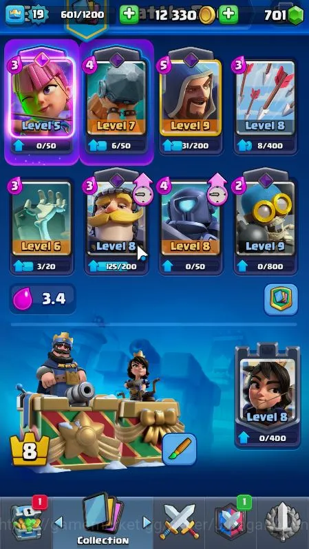 Clash Royale Accounts Lvl 19|Trophy 3160|KTL 8|Best Starter|Card 54|1 EV image 5