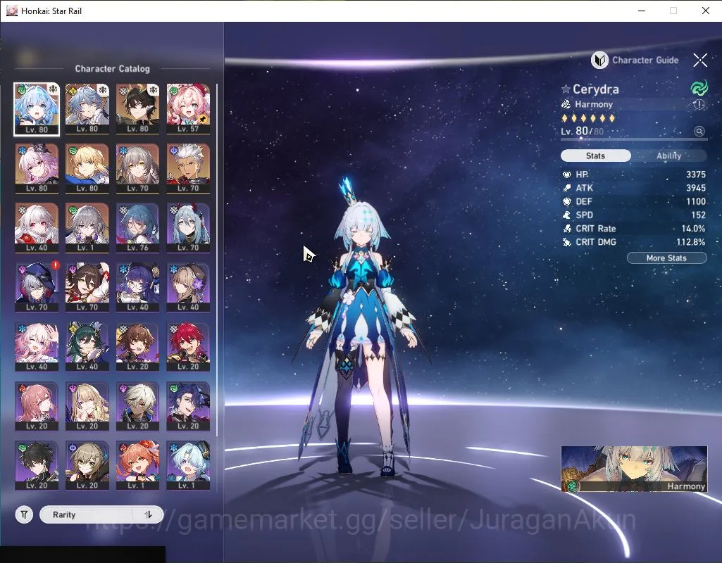 Honkai Star Rail Accounts Mid Game Asia|TL 64|7 2