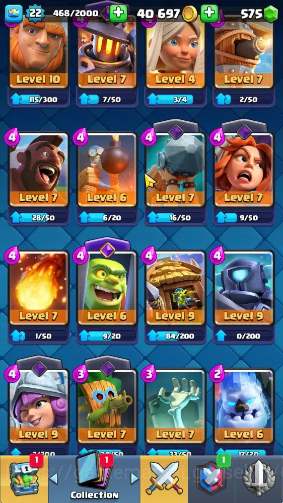 Clash Royale Accounts Lvl 22|Trophy 2984|KTL 9|Fresh Starter|Limited Ski image 12