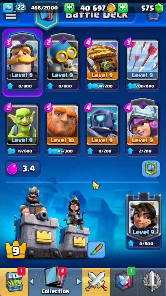 Clash Royale Accounts Lvl 22|Trophy 2984|KTL 9|Fresh Starter|Limited Ski image 4