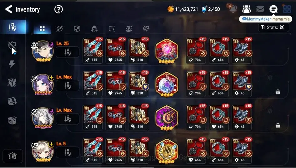Epic Seven Accounts GLOBAL Unverif|New Era|3 ML{Straze,Zio,MChloe)+Fen image 15