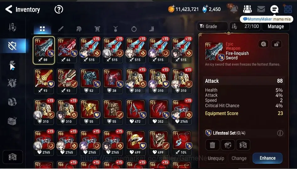 Epic Seven Accounts GLOBAL Unverif|New Era|3 ML{Straze,Zio,MChloe)+Fen image 16