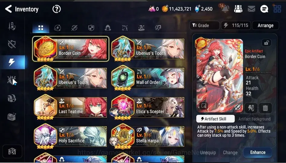 Epic Seven Accounts GLOBAL Unverif|New Era|3 ML{Straze,Zio,MChloe)+Fen image 17