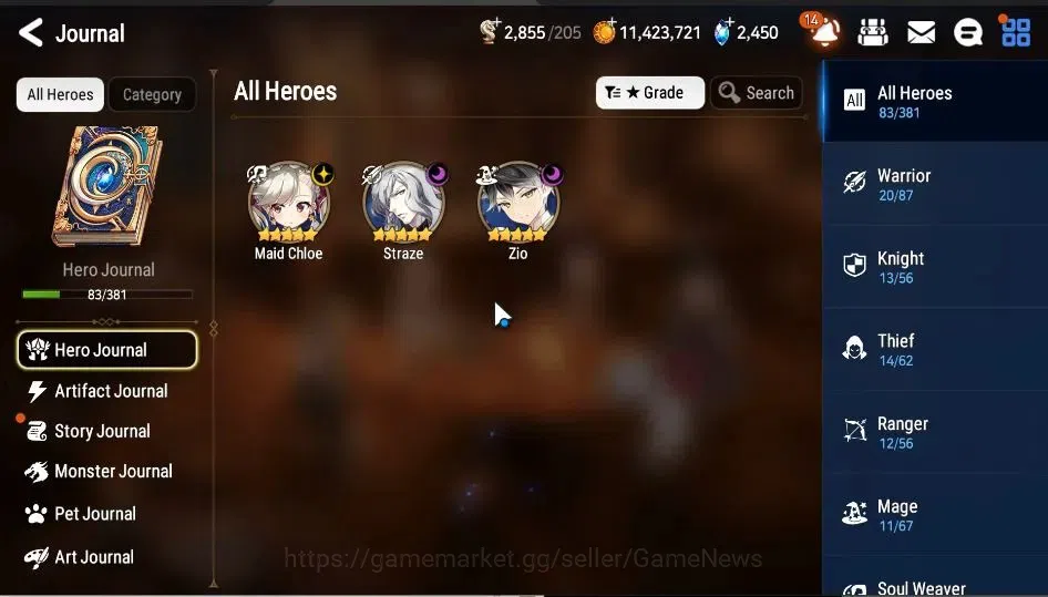 Epic Seven Accounts GLOBAL Unverif|New Era|3 ML{Straze,Zio,MChloe)+Fen image 4