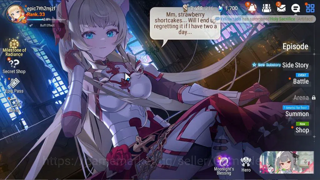 Epic Seven Accounts GLOBAL Unverif|New Era|3 ML(Belian, LOT Scales, BM image 1
