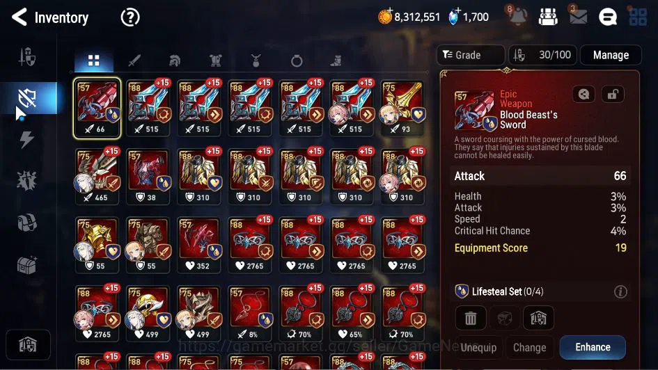 Epic Seven Accounts GLOBAL Unverif|New Era|3 ML(Belian, LOT Scales, BM image 9