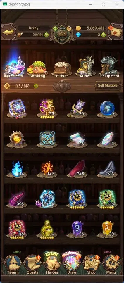 The Seven Deadly Sins: Grand Cross Accounts Global|3.6M CC|89 LS|LR Mesis 1/6|UR Menor 1/6,KOP image 10
