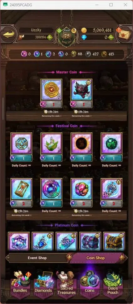 The Seven Deadly Sins: Grand Cross Accounts Global|3.6M CC|89 LS|LR Mesis 1/6|UR Menor 1/6,KOP image 9