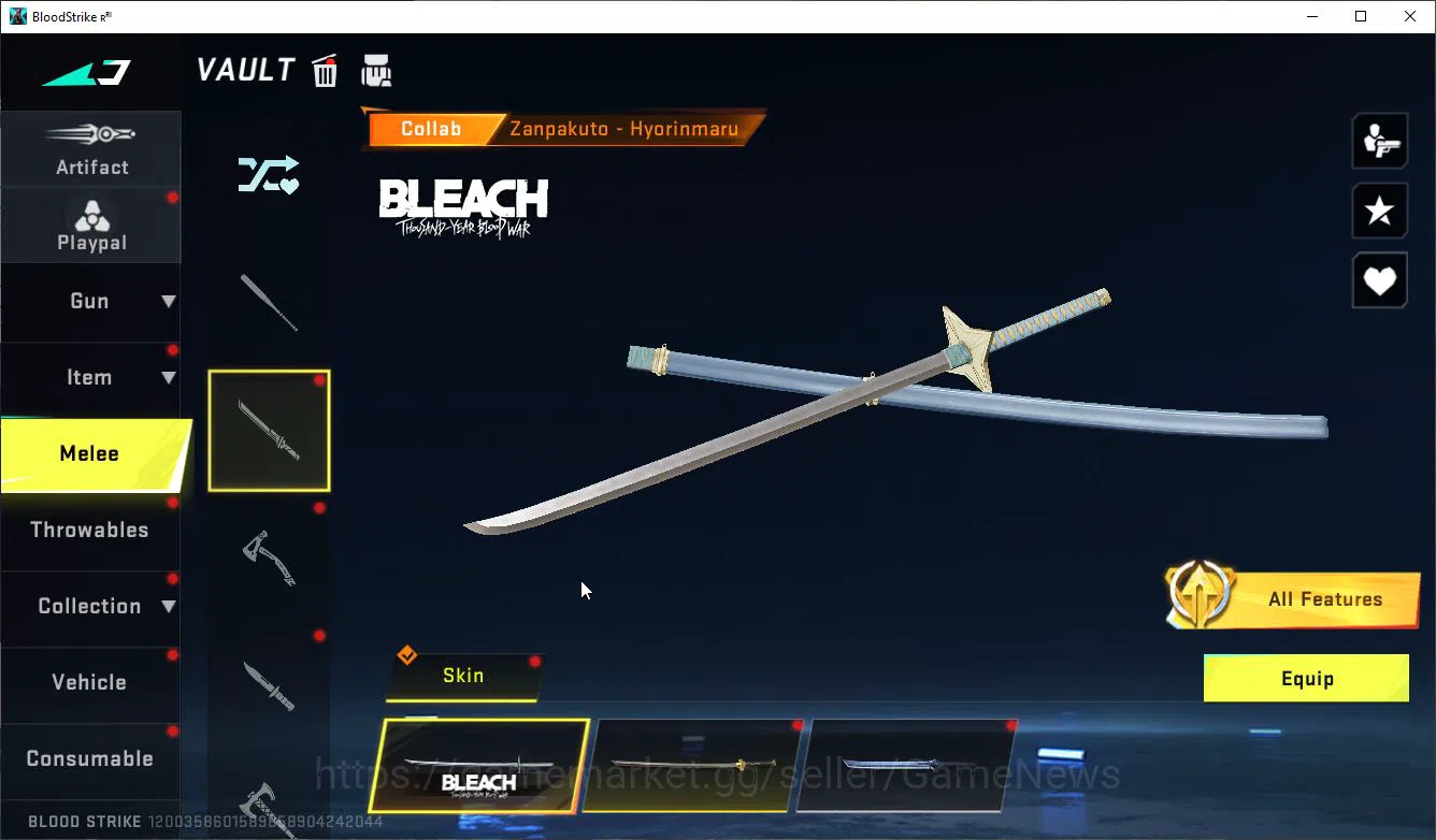 Blood Strike Accounts ASIA|Collab 7DS[M700,AK47,Karl,QBZ95],BLEACH Lv3 U image 12