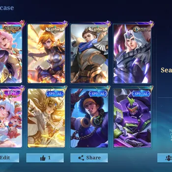 Mobile Legends: Bang Bang Accounts Smurf Hero 30|Skins 60|Collector 10th Layla,Lightborn (Fany,Alucard),Venom Harley,DTamer