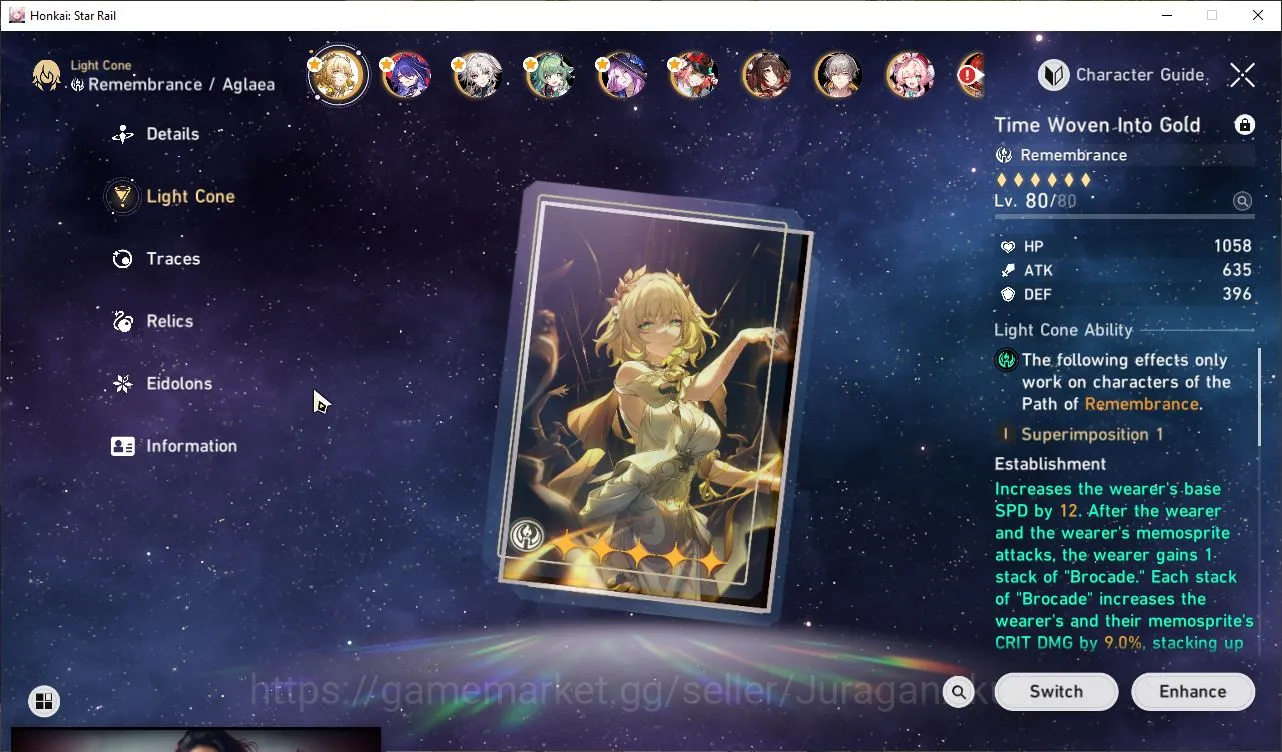 Honkai Star Rail Accounts End Game ASIA |TL 70|18 Limit|[Sunday,The 7