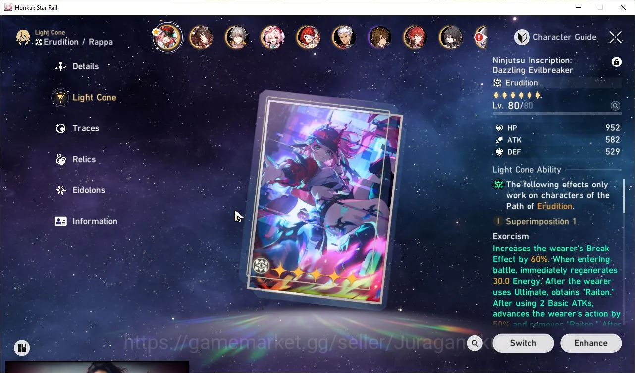 Honkai Star Rail Accounts End Game ASIA |TL 70|18 Limit|[Sunday,The 8