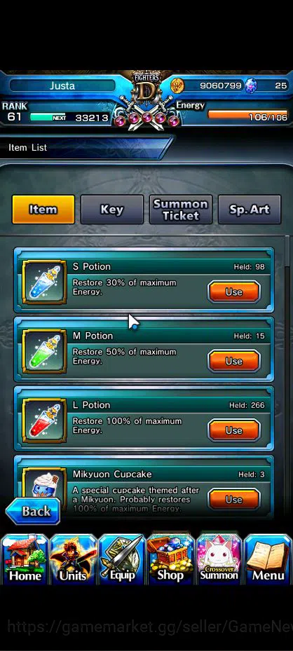 Grand Summoners Accounts Global|Rank 61|9 Ascend|FenTW,ShishioTW,Jay,Chloe, image 2