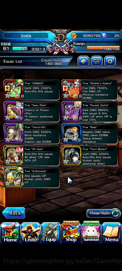 Grand Summoners Accounts Global|Rank 61|9 Ascend|FenTW,ShishioTW,Jay,Chloe, image 5