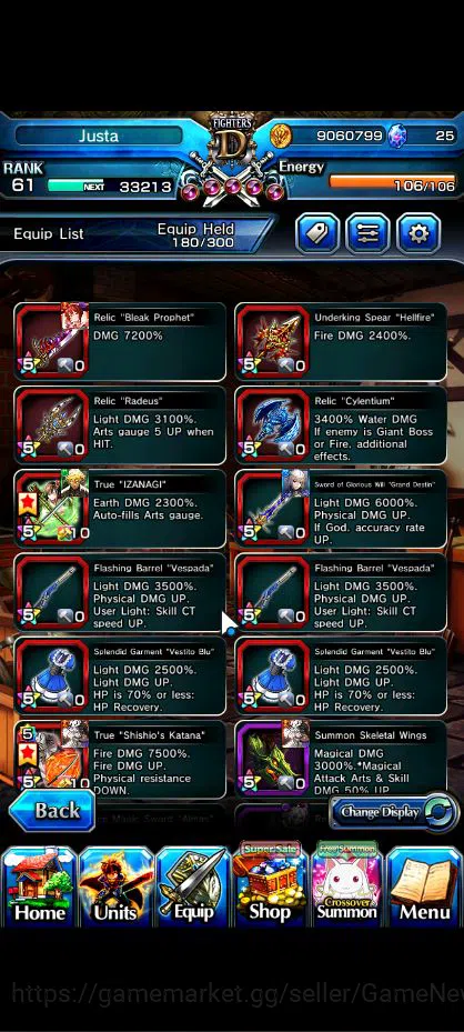 Grand Summoners Accounts Global|Rank 61|9 Ascend|FenTW,ShishioTW,Jay,Chloe, image 6