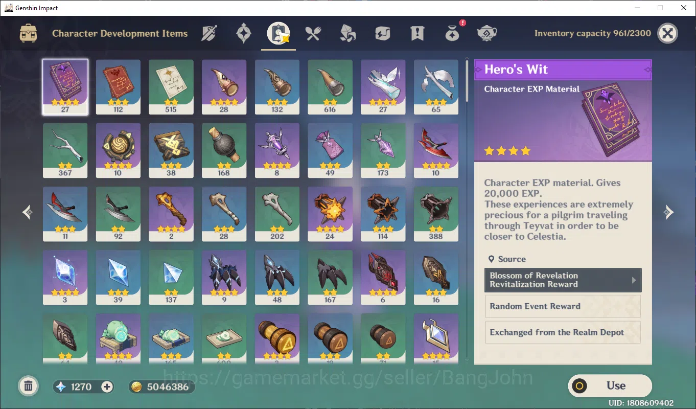 Genshin Impact Accounts Others ASIA | AR 57 | Citlali, Columbina, Mayuika, Flins, Escofier, Skirk, bennet, Kuki, Nefer 5