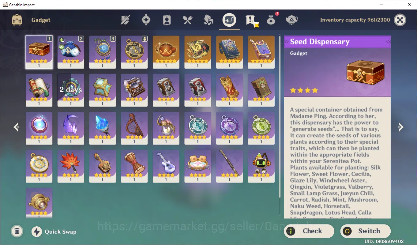 Genshin Impact Accounts Others ASIA | AR 57 | Citlali, Columbina, Mayuika, Flins, Escofier, Skirk, bennet, Kuki, Nefer 7