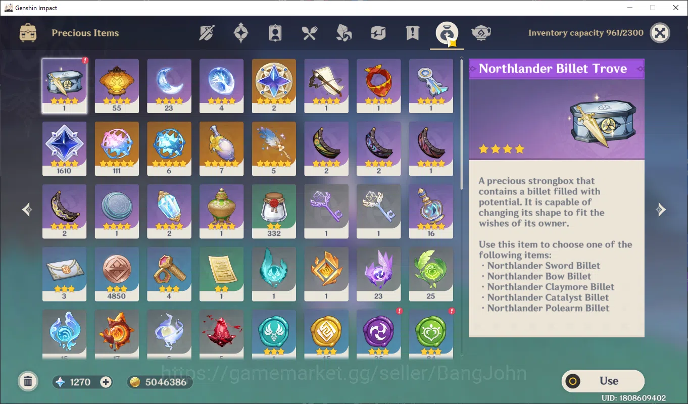 Genshin Impact Accounts Others ASIA | AR 57 | Citlali, Columbina, Mayuika, Flins, Escofier, Skirk, bennet, Kuki, Nefer 8