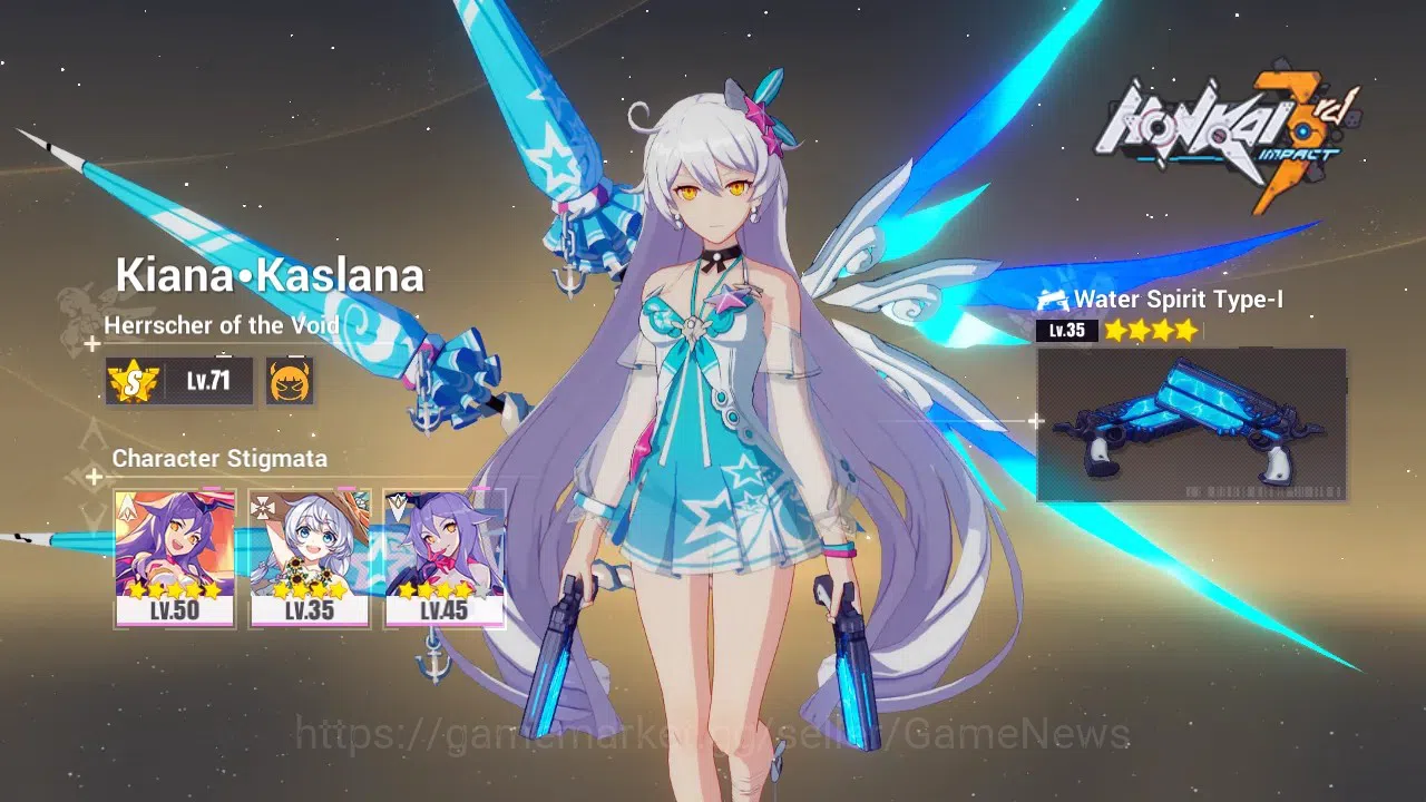 Honkai Impact 3rd Accounts Mid-Game SEA|Lv 72|Free ZZZ|[Kiana Herscher of the Void 2/4,Kiana Valkyrie 1/4,Rita Ros Argen 17