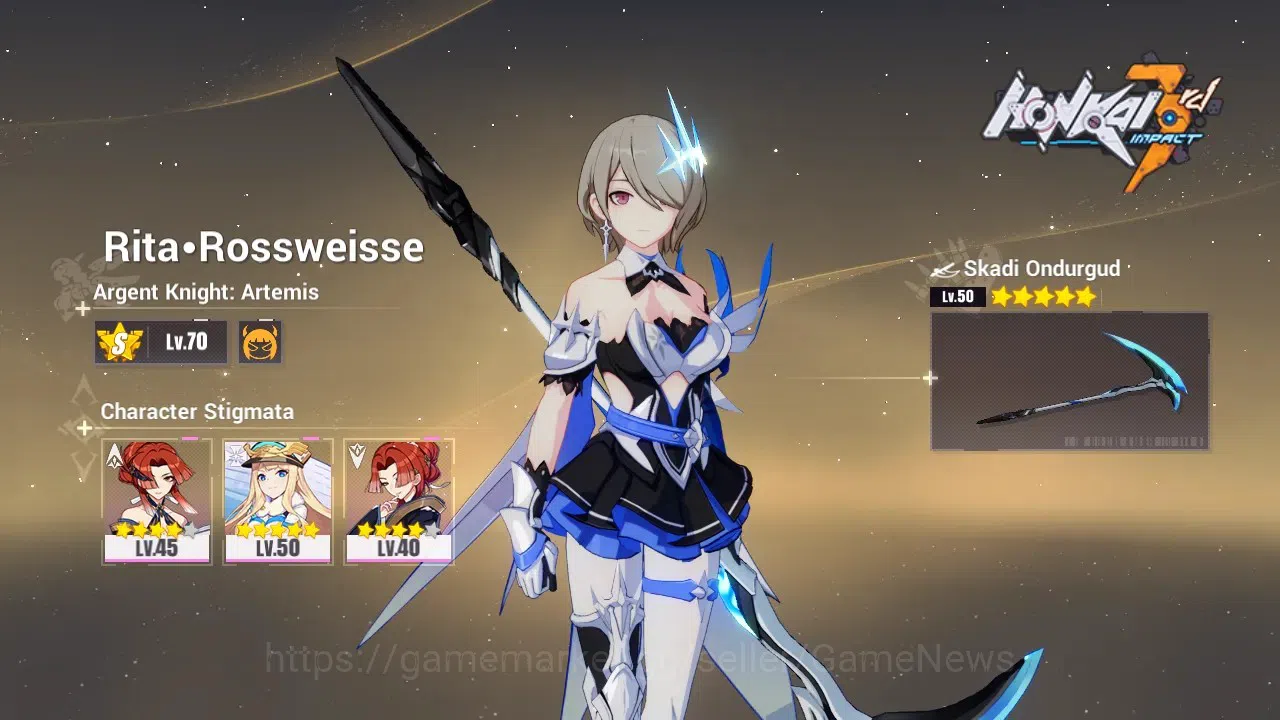 Honkai Impact 3rd Accounts Mid-Game SEA|Lv 72|Free ZZZ|[Kiana Herscher of the Void 2/4,Kiana Valkyrie 1/4,Rita Ros Argen 19