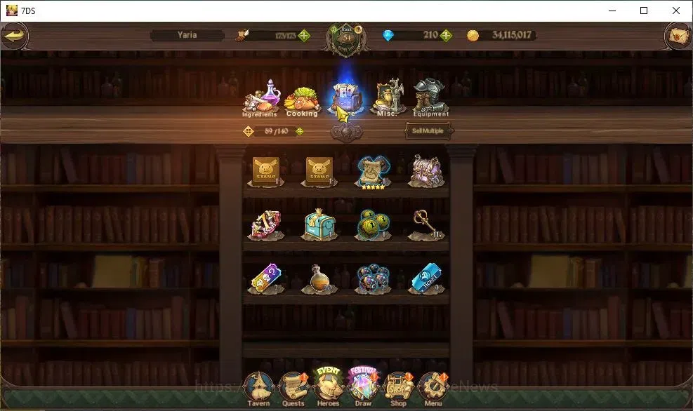 The Seven Deadly Sins: Grand Cross Accounts Global|1,1M CC|210 DM|21 LS|3 LR+6 UR|Nemesis Meli image 15