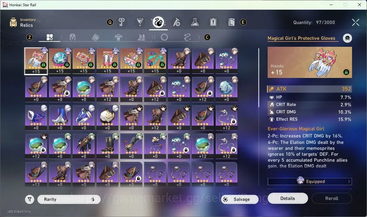 Honkai Star Rail Accounts ASIA | TL 33 | 7 LIMIT | SILVER WOLF | YAO GUANG | image 10