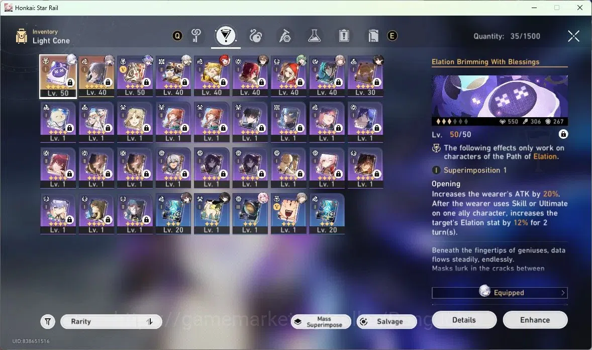 Honkai Star Rail Accounts ASIA | TL 33 | 7 LIMIT | SILVER WOLF | YAO GUANG | image 11