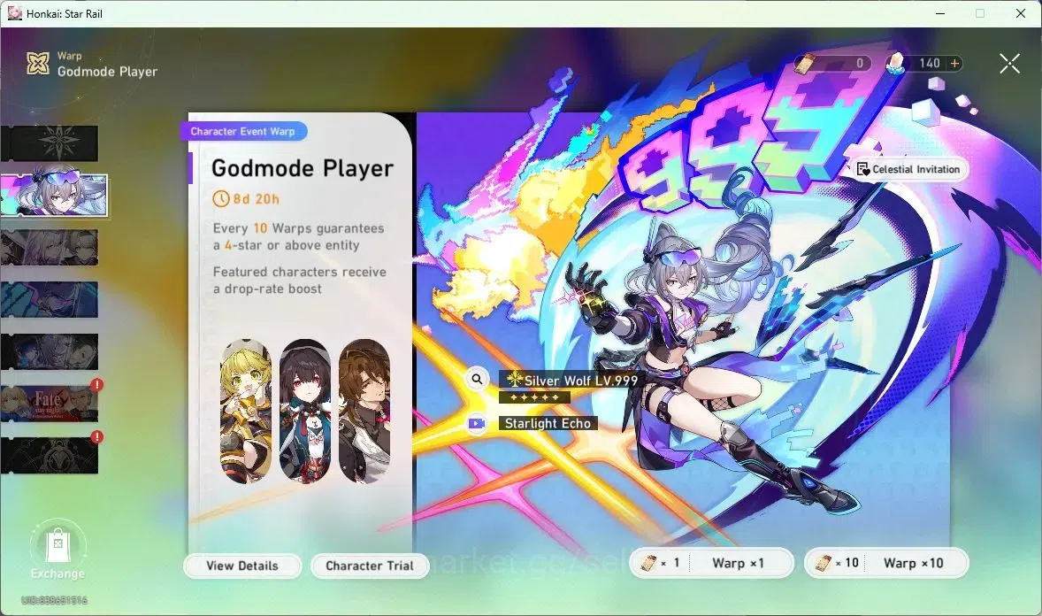 Honkai Star Rail Accounts ASIA | TL 33 | 7 LIMIT | SILVER WOLF | YAO GUANG | image 14