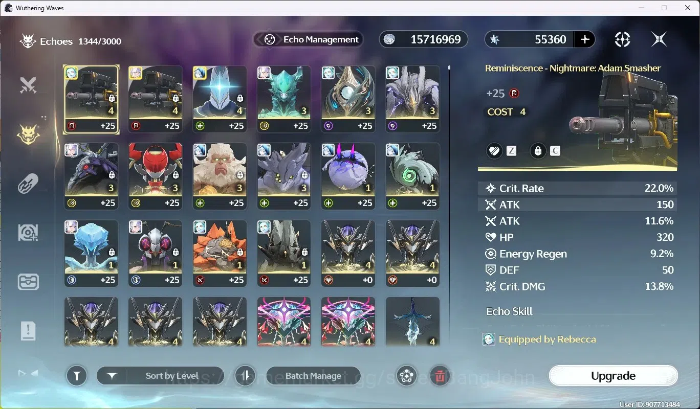 Wuthering Waves Accounts SEA|UL 57|Rank 6|2 Char Limited [Lucy,Shorekeeper] image 10