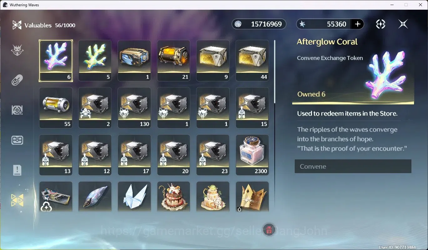 Wuthering Waves Accounts SEA|UL 57|Rank 6|2 Char Limited [Lucy,Shorekeeper] image 15