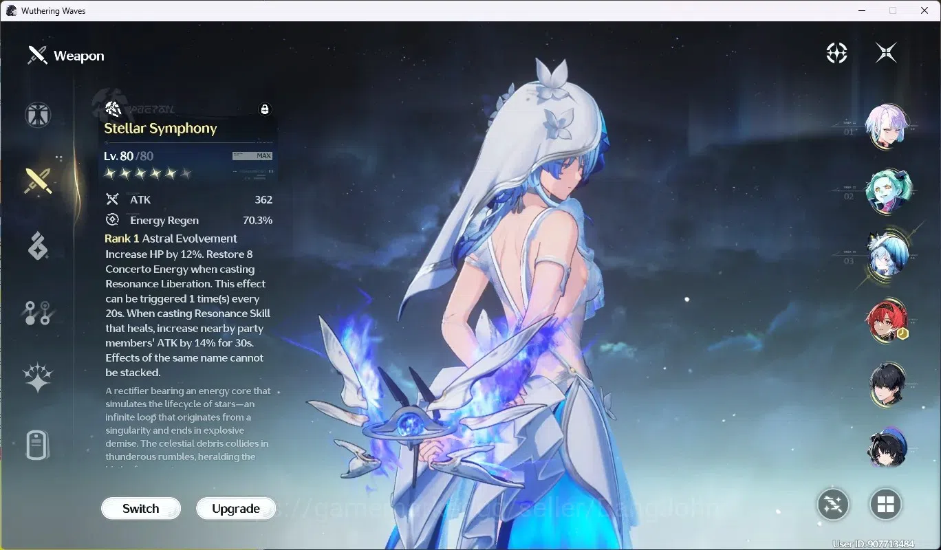 Wuthering Waves Accounts SEA|UL 57|Rank 6|2 Char Limited [Lucy,Shorekeeper] image 5