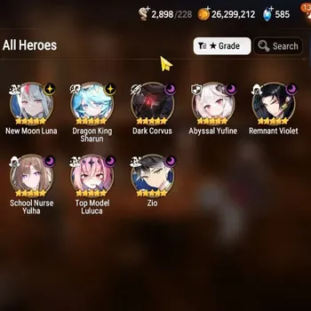 Epic Seven Accounts High-End Global UnVerif|New Era| 8 ML(Zio,SN Yulha,NM Luna,Etc)+Estelle,UP Politis,Setsuka,Etc|51K