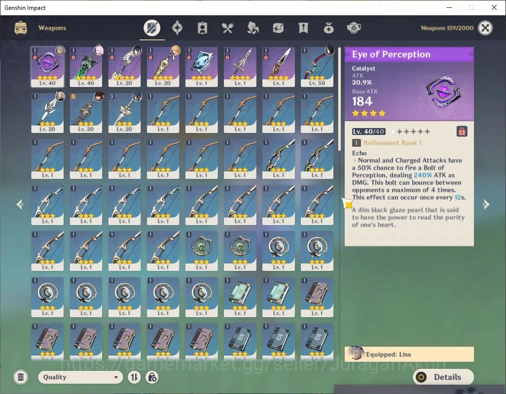 Genshin Impact Accounts Mid Game ASIA|AR 25 | 1 Limited|Yelan|Low Explore Maps|MC Male|Take Email|Check SS(GI3330) 2