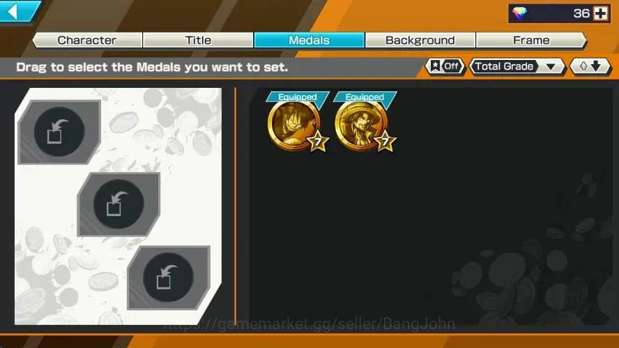 One Piece Bounty Rush Accounts High-End Global | EX 5 | PR 5 | Edward Newgate,Kuzan,Gol D. Roger,Borsalino,Marshall D. Teach 3