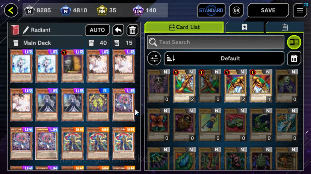 Yu-Gi-Oh! Master Duel Accounts Lv 18|20 Deck|VSK9,Burn,DracotailMaid,Yummys,Radia image 15