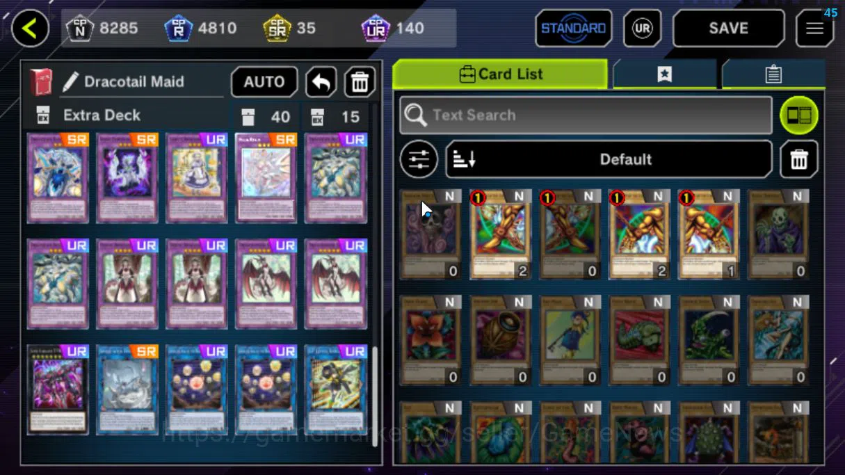 Yu-Gi-Oh! Master Duel Accounts Lv 18|20 Deck|VSK9,Burn,DracotailMaid,Yummys,Radia image 16