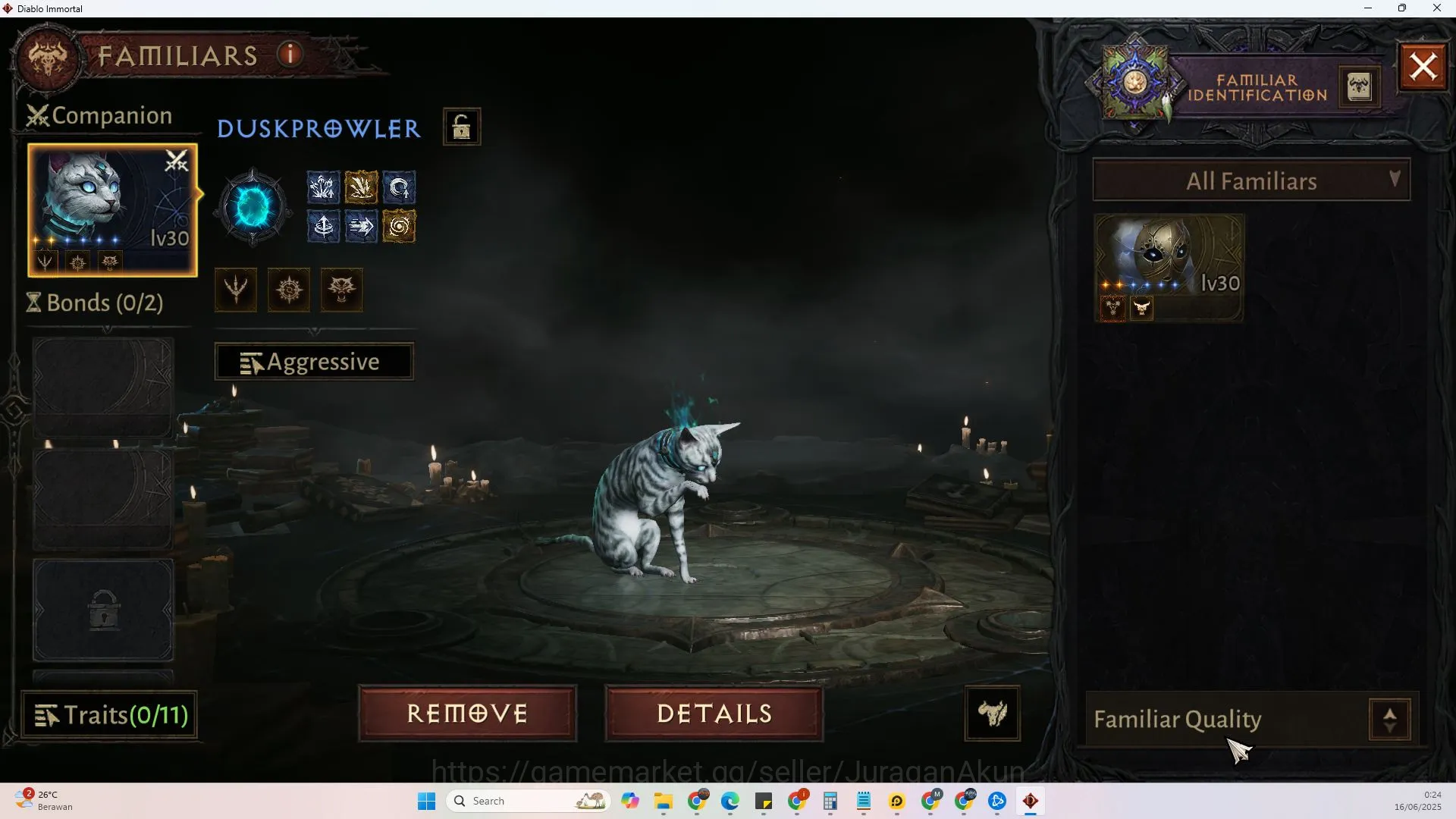 Diablo Immortal Accounts Mid-Tier SEA - vasily||Lv 60(316)Necro(60,316)26KCR|Reso660|Hell 3 Harbinger lv 21 8