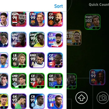 eFootball Accounts Legends & Iconic Players Messi 110 i Mbappe 107 i Lamin 103 i Ronney 105 i Only Konami linked I