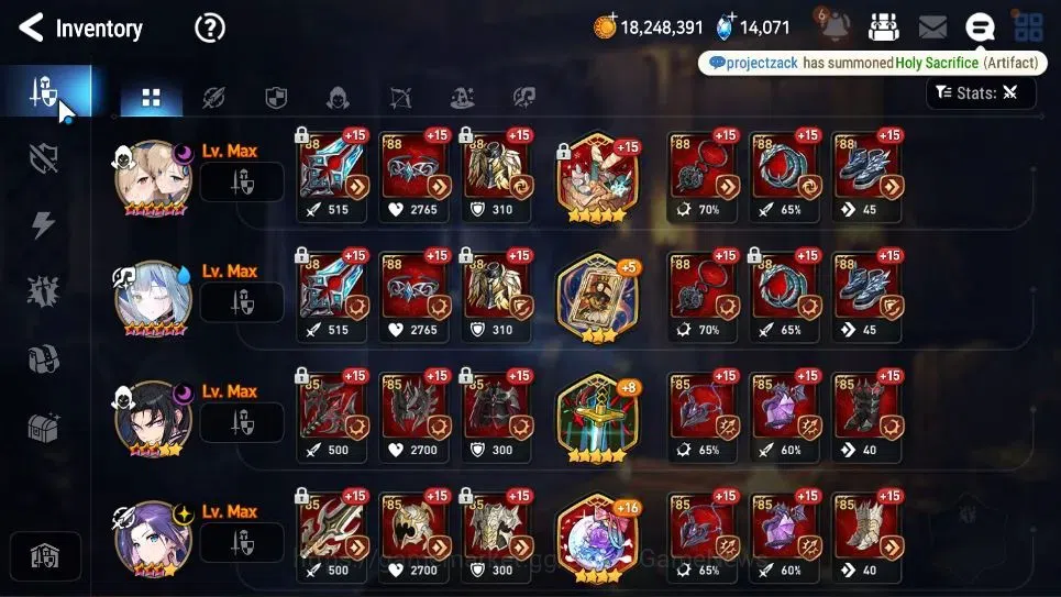 Epic Seven Accounts GLOBAL UnVerif|New Era|8 ML(Belian,Rhianna&Luciell image 13