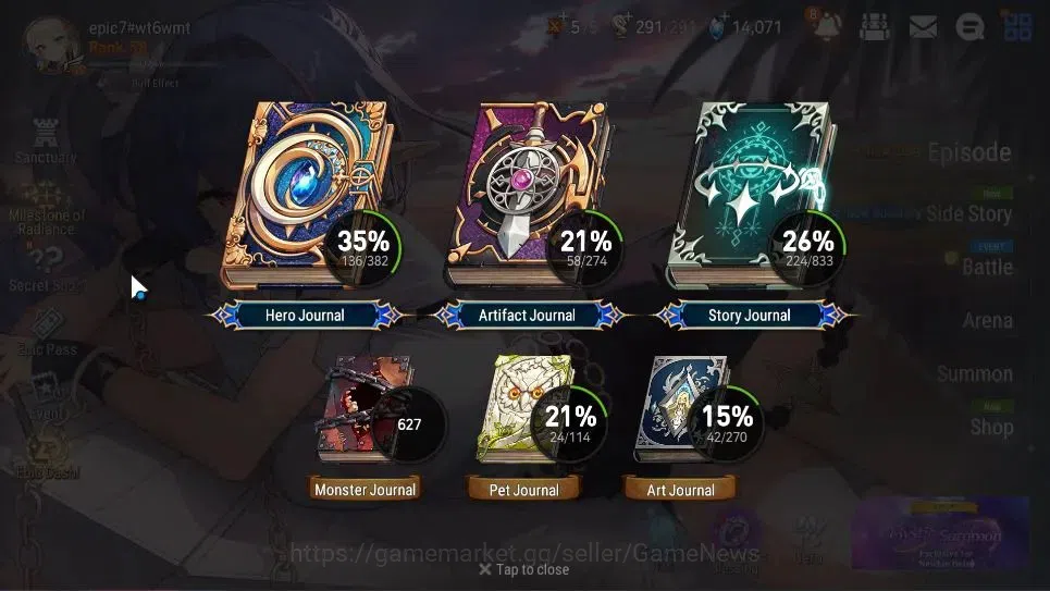Epic Seven Accounts GLOBAL UnVerif|New Era|8 ML(Belian,Rhianna&Luciell image 3
