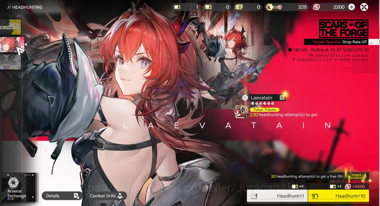 Arknights: Endfield Accounts NA/EU LVL 2 |Fresh Starter Laevatain 3 SR Character + 2200 Oroberyl|Female MC|Log Gryplink|Take 5